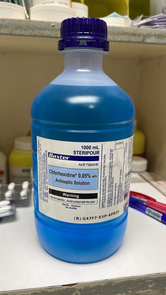 Baxter 1000ml 消毒藥水 (藍色)