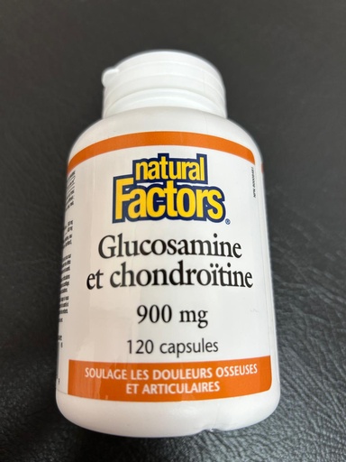 Natural Factors Glucosamine et chondroitine 900mg